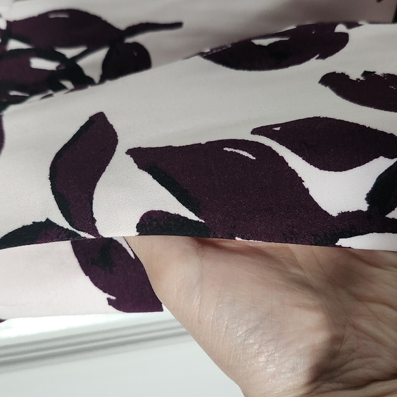 Lord & Taylor US M PinkPurple Elegant Dress With Pokets Feminine Coktail Chic - Picture 8 of 11